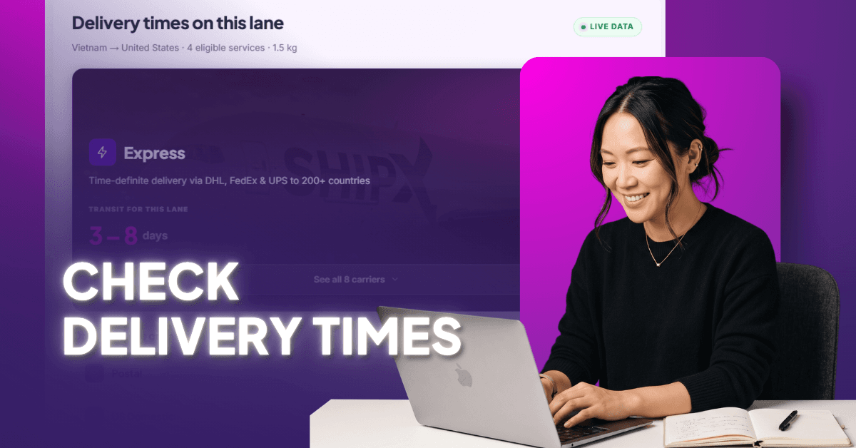 Introducing the ShipX Transit Time Tool: Check Delivery Times by Lane