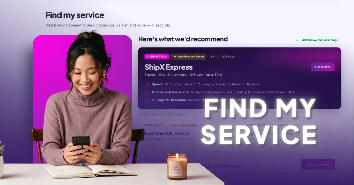 Introducing the ShipX Product Wizard: Find the Right Shipping Service